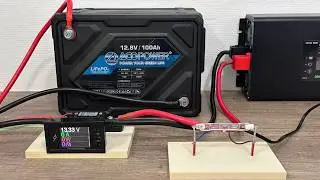 Аккумулятор LiFePO4 емкостью 100 Ач против лампочки 220 В мощностью 100 Вт, ACOPower