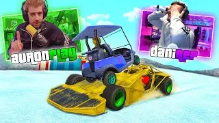 CARA A CARA MEGA ÉPICO! AURONPLAY NO ME DEJA GANAR!! - GTA V ONLINE