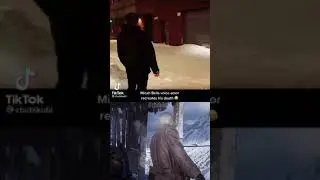 Micah Bell's voice actor recreates his death