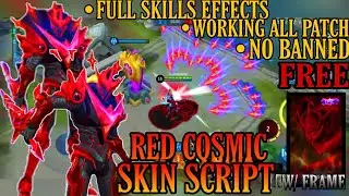 GUSION RED COSMIC SKIN SCRIPT MLBB