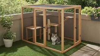 DIY Catio Ideas for Small Spaces 🐾 | Stylish Outdoor Cat Enclosure Under $500!