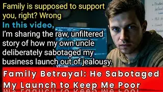 My Uncle Destroyed My Business | Here's How l Got Revenge | family betrayal revenge story