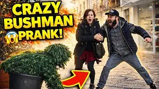BUSHMAN PRANK &ndash; Insane Public Reactions🌿😱