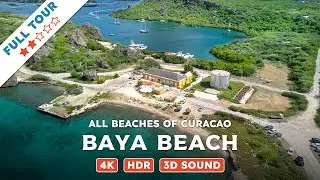 Baya Beach, Curacao &mdash; Beach Walking Videos of ALL Beaches of Curacao (4K, HDR, 3D Sound)