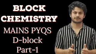 D Block Chemistry Jee Mains PYQS by Vishal Sir