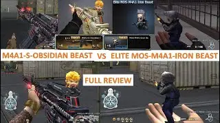 CROSSFIRE PH 2021 ELITE MOS-M4A1-IRON BEAST VS M4A1-S-OBSIDIAN BEAST VIP