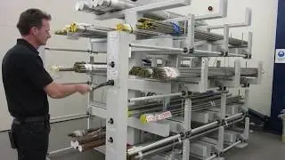 Cantilever Roll out Rack -  Various Bars, Tubes, Box Section and Angles Storage