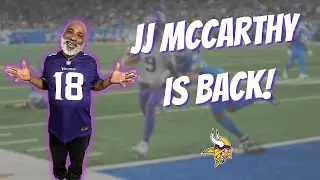 MINNESOTA VIKINGS VS DETROIT LIONS FULL GAME REACTION | JJ MCCARTHY IS BACK