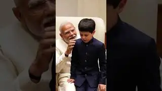 JD Vance's children steal limelight during meeting with Indian prime minister Modi #news #shorts