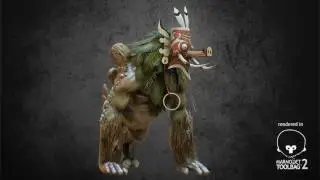 HUDOQ PIG MONSTER - Character reel