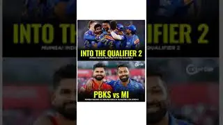 MI WON THE QUALIFIER 1 FROM GT.#cricketteam