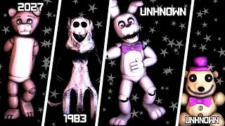 ALL TYPES OF FANGAME ANIMATRONICS Fanmade Timeline V1