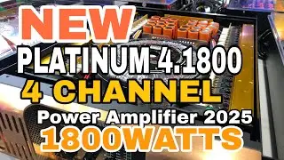NEW PLATINUM 4.1800 4CHANNLE POWER Amplifier | National Star  is WAVING