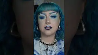 blue monochrome makeup🦋✨ what do you thinkkk? I think I&rsquo;m in love😭