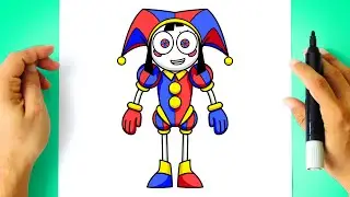 How to DRAW POMNI - The Amazing Digital Circus