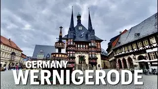 Wernigerode, Colourful town of Harz Mountains, Germany