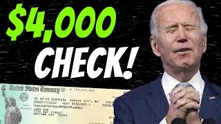 $4,000 Check! 4th Stimulus Check Update & Infrastructure Update | More Stimulus For ALL - Aug 5