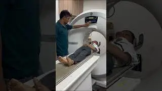 CT Scan Brain Plain Patient Positioning 6 years old child 👦 #ctscan #daignosis #shortvideo #trend