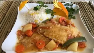 FILETE DE PESCADO A LA NARANJA DELICIOSA RECETA!
