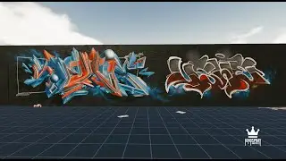 Kingspray Graffiti VR - collab piece with Ushe1