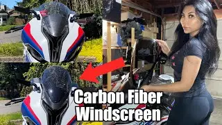 Installing Aella Carbon Fiber Windscreen on S1000RR
