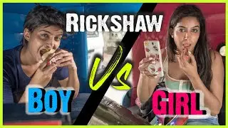 Boys VS. Girls : Rickshaw Ride | BIG CONTEST SURPRISE | Rickshawali
