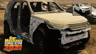 2017 Land Rover Discovery Full Restoration Auction Junk Car | Car Mechanic Simulator 2021