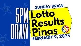 Lotto Results Today Pinas (2D at 3D Swertres) | Sunday 5PM February 9, 2025