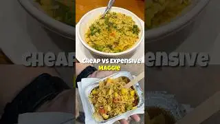 Cheap Vs Expensive Maggie 🔥😱 #shorts #food