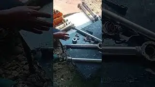 Low power hydraulic system garbage truck compactor. Repair control valve & cylinder boom. Part 6