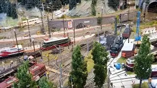 Mal wieder zu Besuch bei Steffen 🤣 | TT Modellbahnanlage | Oberleitung neu gemacht und BW angebaut
