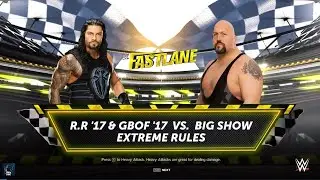 Roman Reigns vs. Big Show Extreme Rules Match