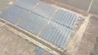 Large solar power plant in Southeast Asia