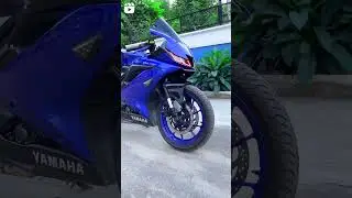 Yamaha R15 v3 DRL lights modification dual disc brake #kerala #modification #r15v3 #yamahar15