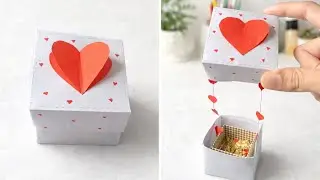 Diy Gift Box || Cute Gift Box Idea || Origami Paper Box ||  Paper Gift 🎁 #origami 