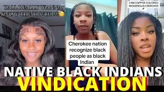 BLACK PEOPLE REACTION | TO NATIVE BLACK AMERICAN INDIAN TRIBES Get VINDICATION