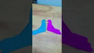 #Making Paper bird #Short Video #children toys