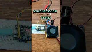 ESP32 Touch Screen to control a 12V Fan #technology #arduinoprojects