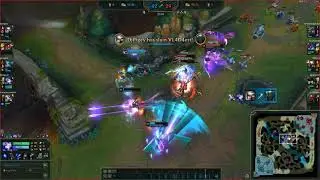 LoL ashe kiting quadra kill