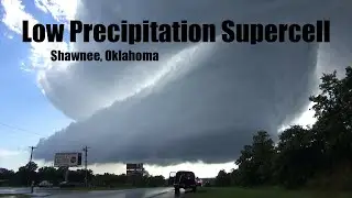 Beautiful Low Precipitation (LP) Supercell near Shawnee, Oklahoma (May 9, 2016)
