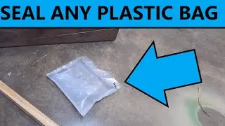 Seal Any Plastic Bag At Home - EASY & STRONG!