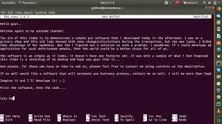 Point of Sale. Desktop Application(sample) with python3 and tkinter - PART ONE
