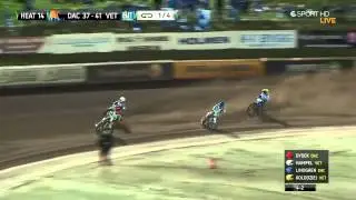 4.9 2013 - P&oacute;łfinał Play Off - Dackarna - Elit Vetlanda - bieg 14