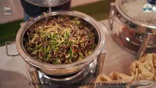 Luxury Buffet Experience | Chinese & Continental Cuisine at Marine Venues