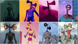 Mix - Siren Head New Coffin DanceMeme Song Cover #sirenheadcoffindance#coffindance #sirenhead 