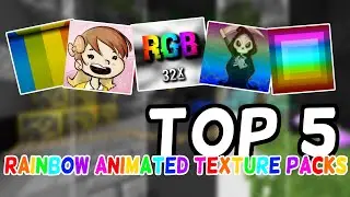 Top 5 Animated Rainbow/Chroma Texture Packs!