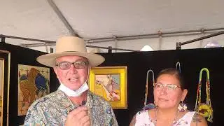 Santa Fe Indian Market 2021 - Daryl &  Ramey Growing Thunder (Lakota)