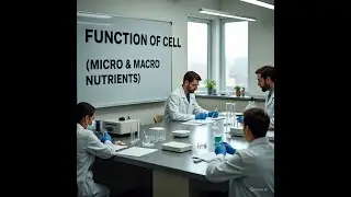 FUNCTION OF CELL (MICRO & MACRO NUTRIENT)