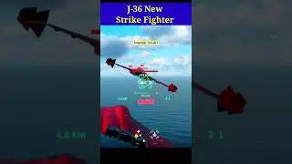 J-36 New Strike Fighter gameplay #modernwarships ##sorts