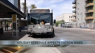 Holiday schedule affects Sun Tran riders in Tucson